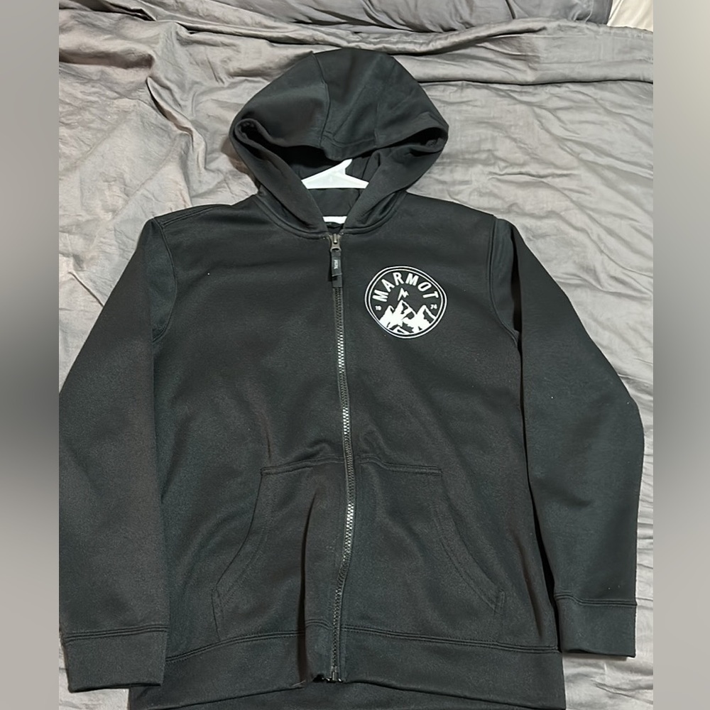 Boy’s Marmot Hooded Zip Up Jacket